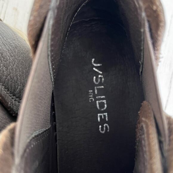 J Slides Holland high top slip on platform sneakers size 7.5 - Picture 9 of 11